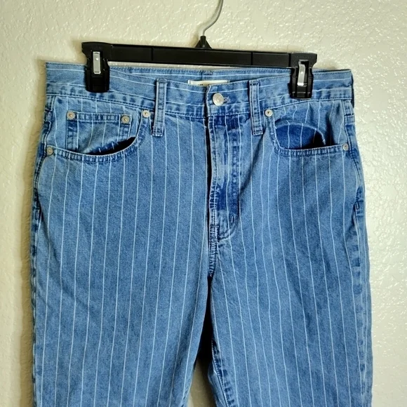 Madewell The Perfect Vintage Jean: Pinstripe Edition sz 29 - Picture 3 of 10